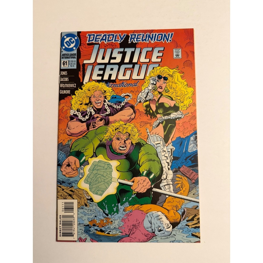 Justice League International 61 Comic Book‎ Deadly Reunion DC Comics 1993